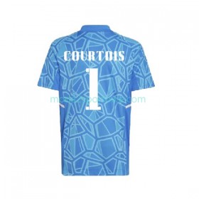 Koszulka Real Madryt Courtois 1 Bramkarska Domowe Stroje Piłkarskie 2022/23 Krótki Rękaw